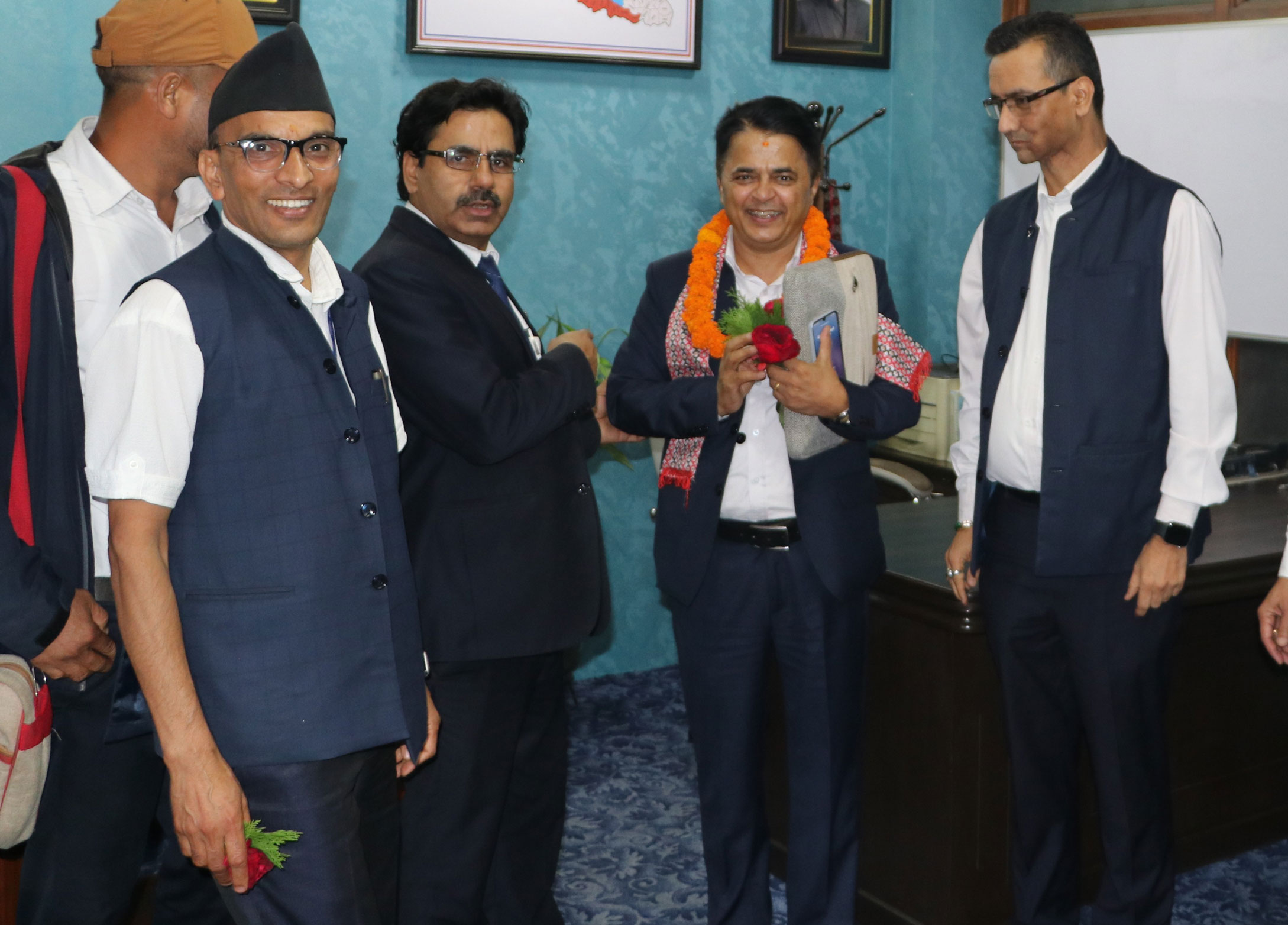 Pramod Bhakta Acharya Assumes Office as Member Secretary